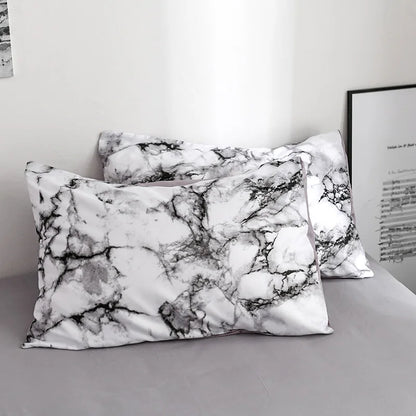 Elegant Marble Quilt Set